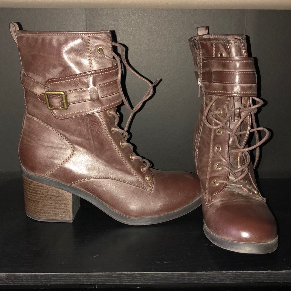G by Guess combat boots